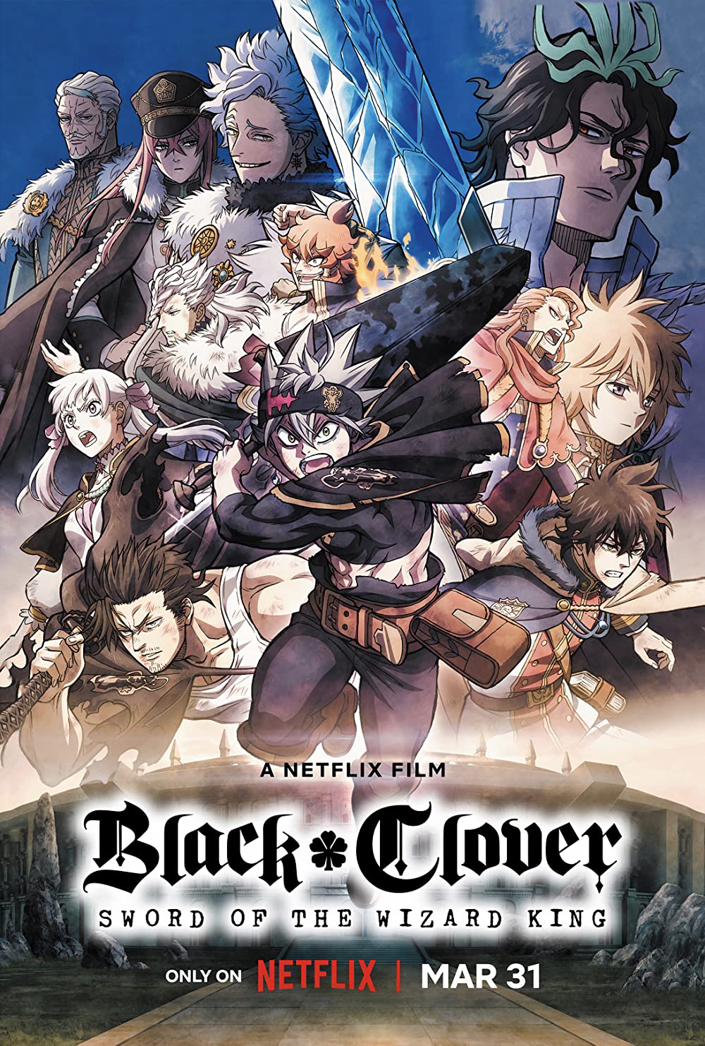 Xem Phim Black Clover: Thanh kiếm của Ma pháp Vương Vietsub HD Online - Rophim