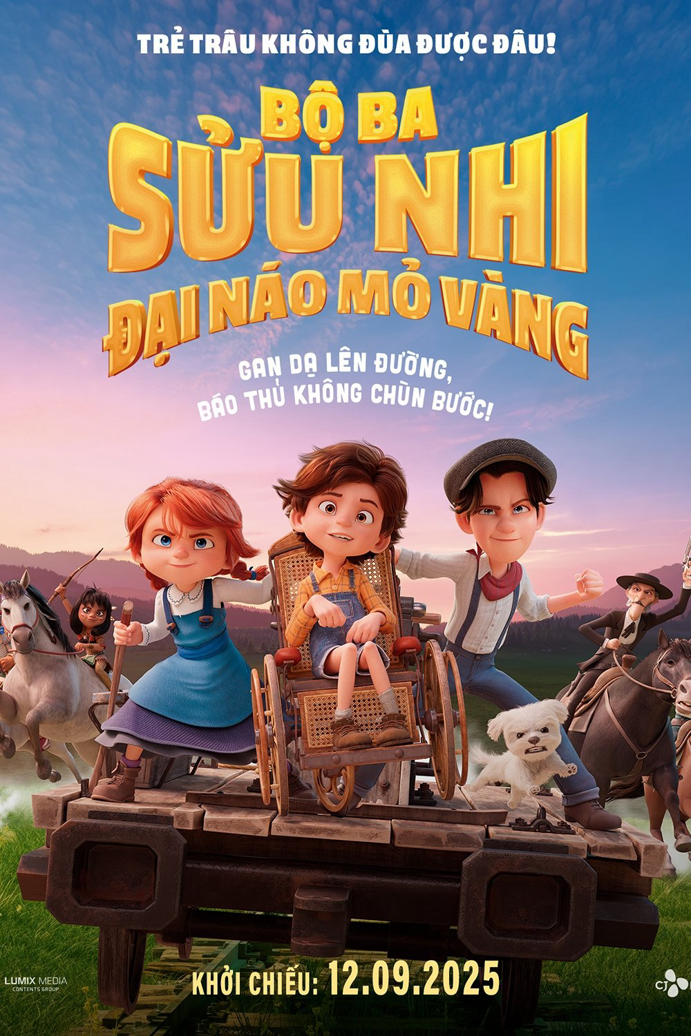 Xem Phim Bộ Ba Sửu Nhi Đại Náo Mỏ Vàng Vietsub HD Online - Rophim