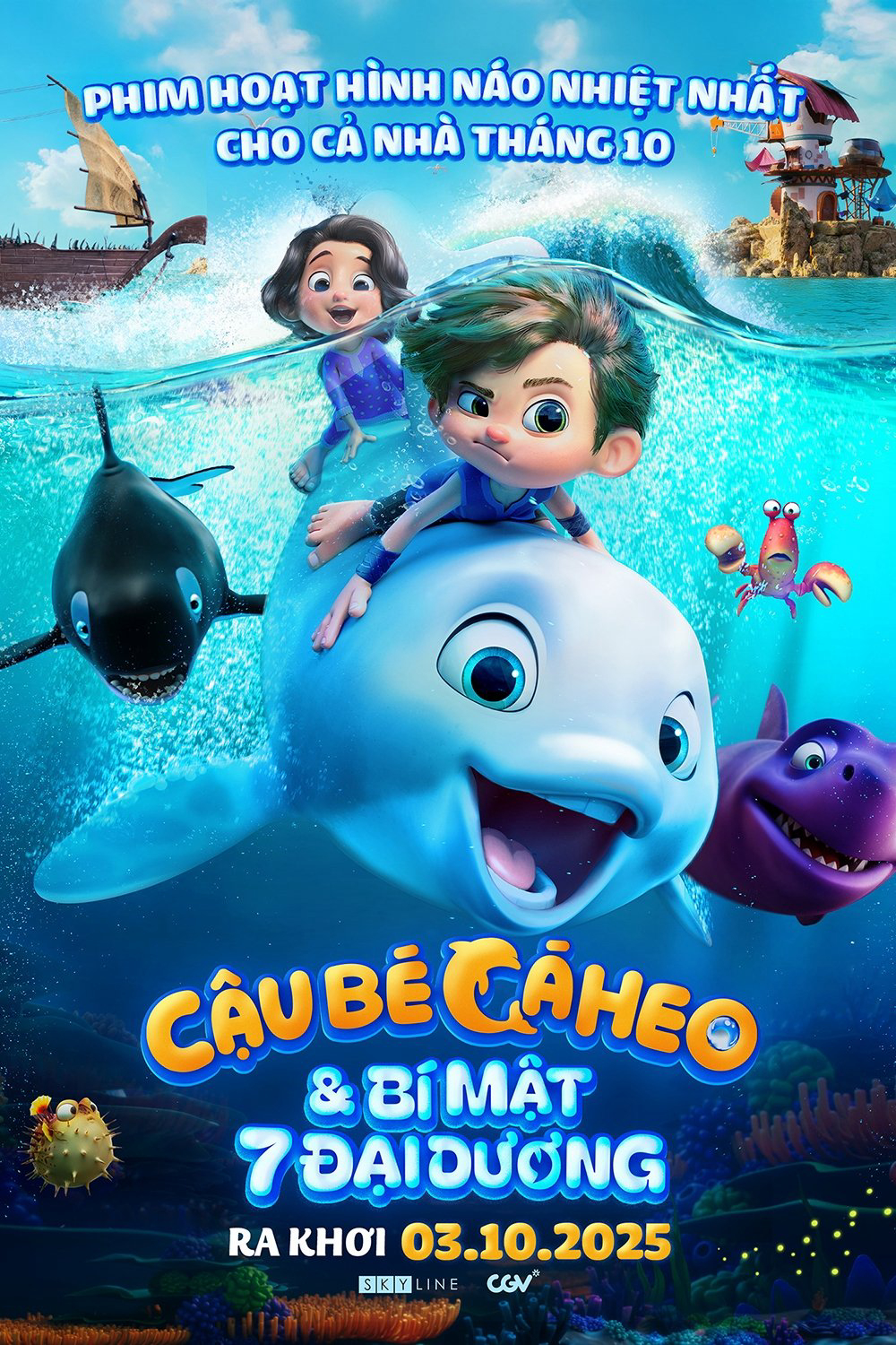 Xem Phim Cậu Bé Cá Heo: Bí Mật 7 Đại Dương Vietsub HD Online - Rophim