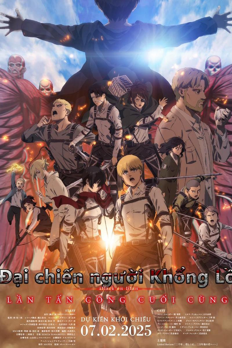 Xem Phim Đại Chiến Người Khổng Lồ: Lần Tấn Công Cuối Cùng Vietsub HD Online - Rophim