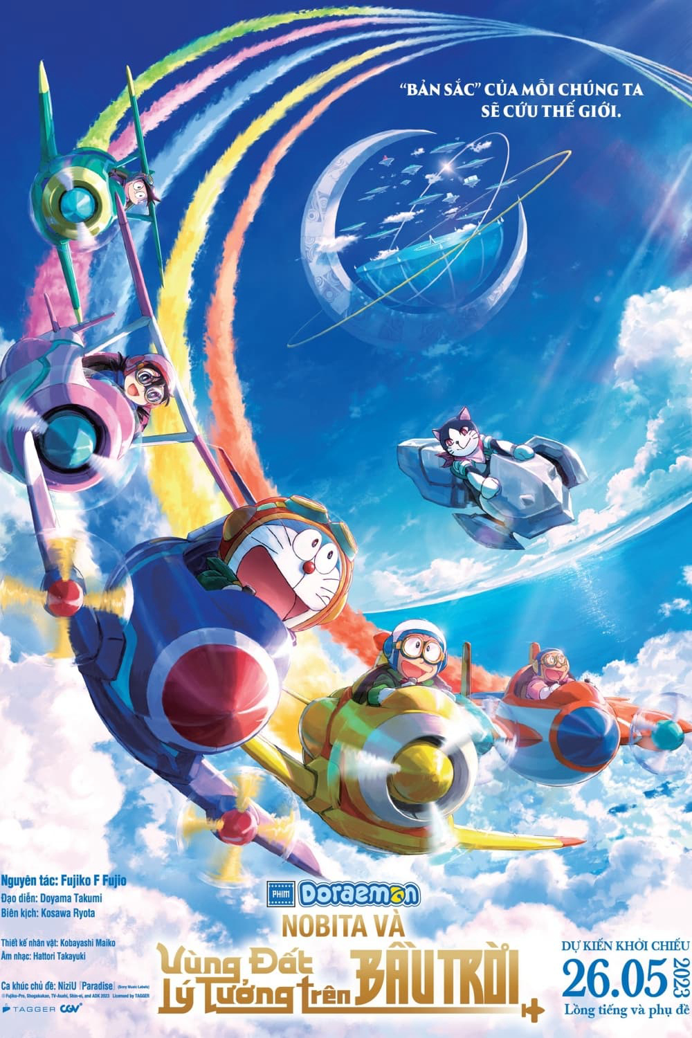 Xem Phim Doraemon: Nobita và Vùng Đất Lý Tưởng Trên Bầu Trời Vietsub HD Online - Rophim