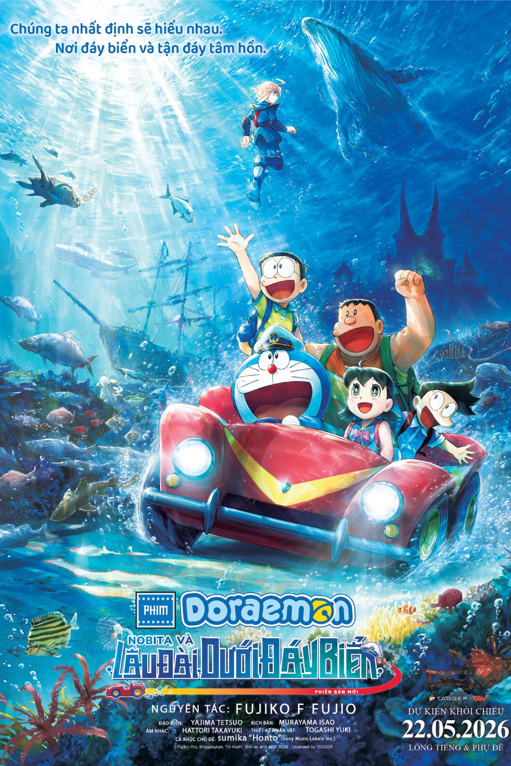 Xem Phim Doraemon: Phiên bản mới - Nobita Và Lâu Đài Dưới Đáy Biển Vietsub HD Online - Rophim