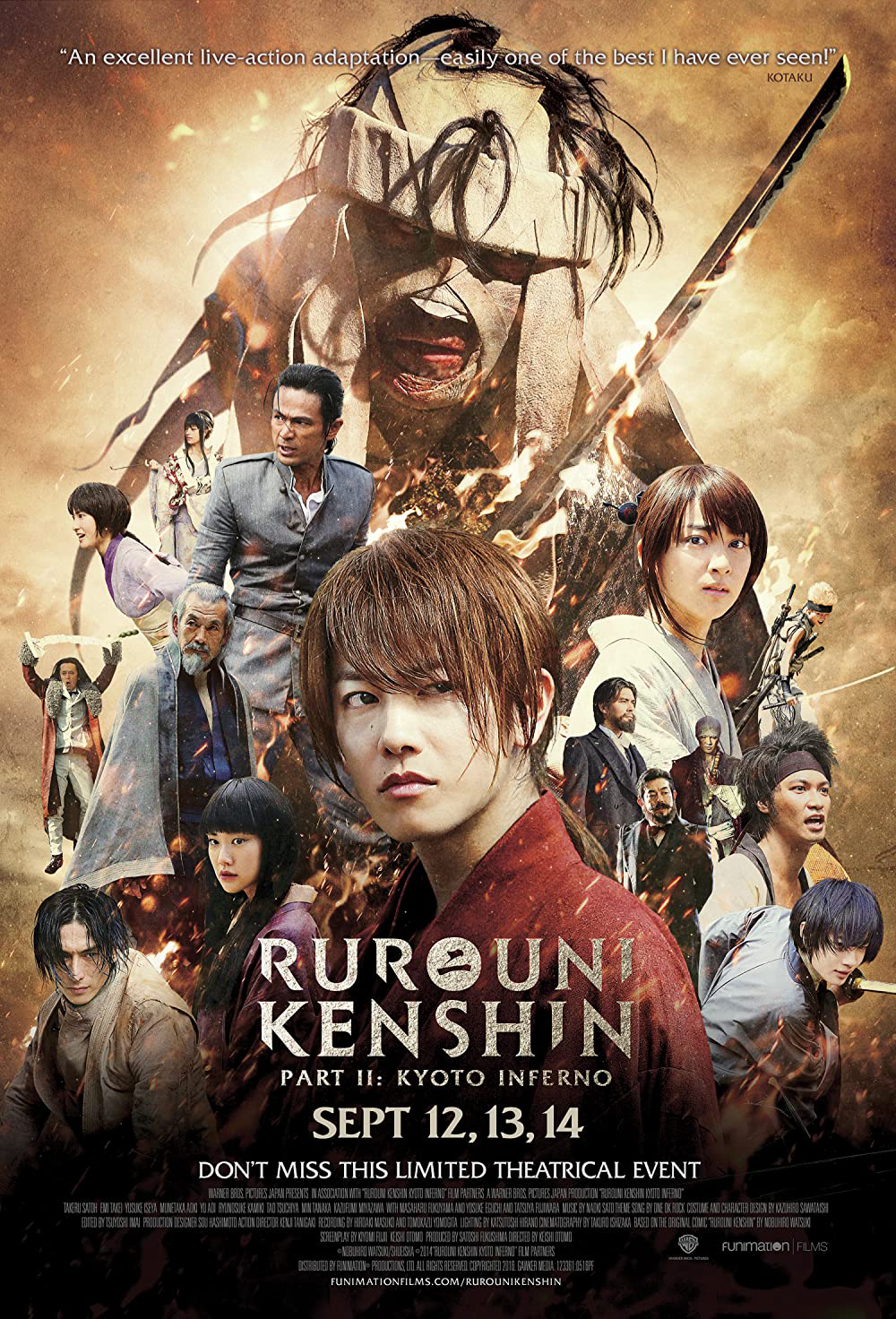 Xem Phim Lãng khách Kenshin: Đại hỏa Kyoto Vietsub HD Online - Rophim