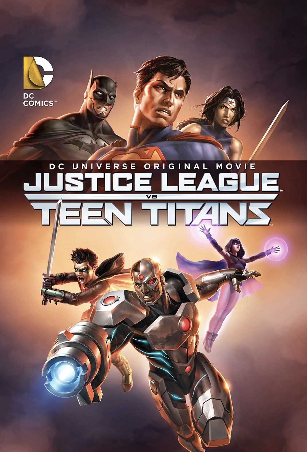 Xem Phim Liên Minh Công Lý Đấu Với Nhóm Teen Titans Vietsub HD Online - Rophim
