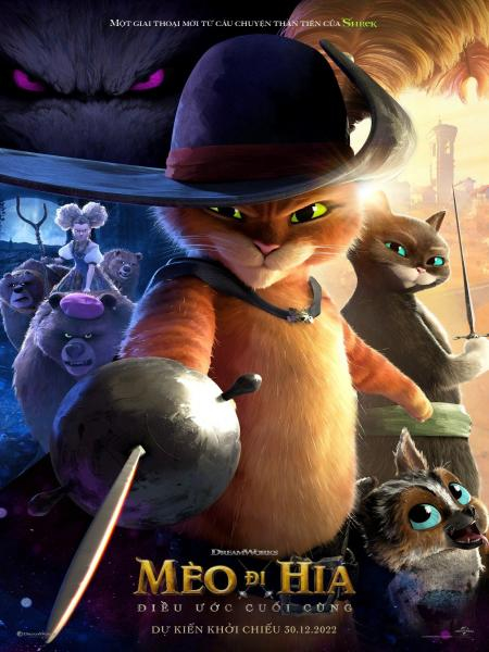 Xem Phim Mèo Đi Hia: Điều Ước Cuối Cùng Vietsub HD Online - Rophim