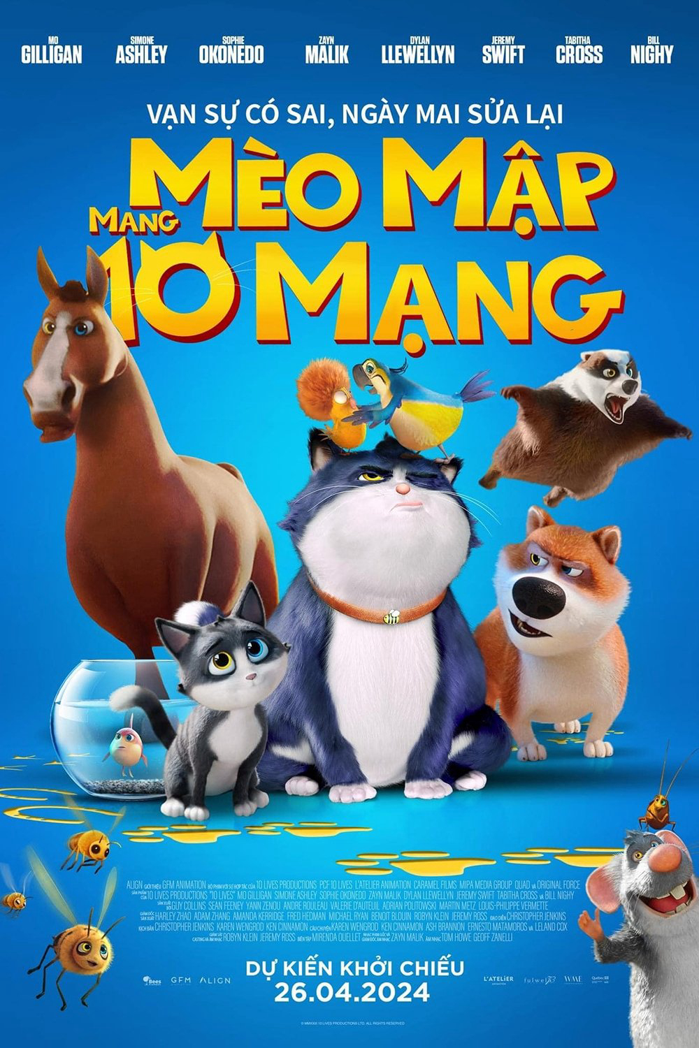 Xem Phim Mèo Mập Mang 10 Mạng Vietsub HD Online - Rophim