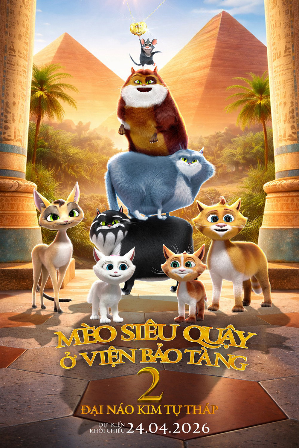 Xem Phim Mèo Siêu Quậy Ở Viện Bảo Tàng 2: Đại Náo Kim Tự Tháp Vietsub HD Online - Rophim