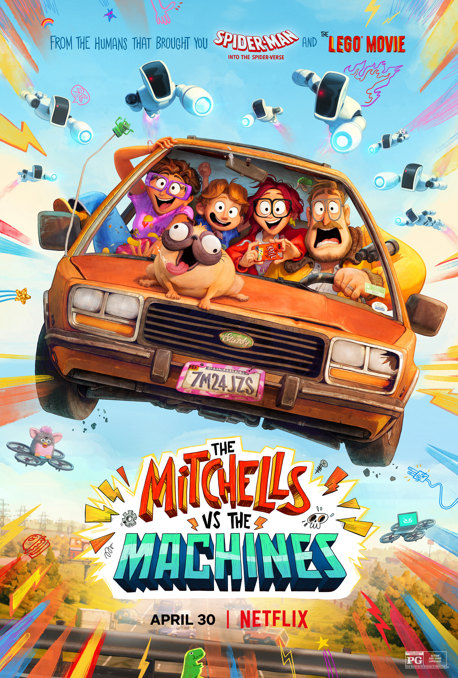 Xem Phim Nhà Mitchell đối đầu với máy móc Vietsub HD Online - Rophim