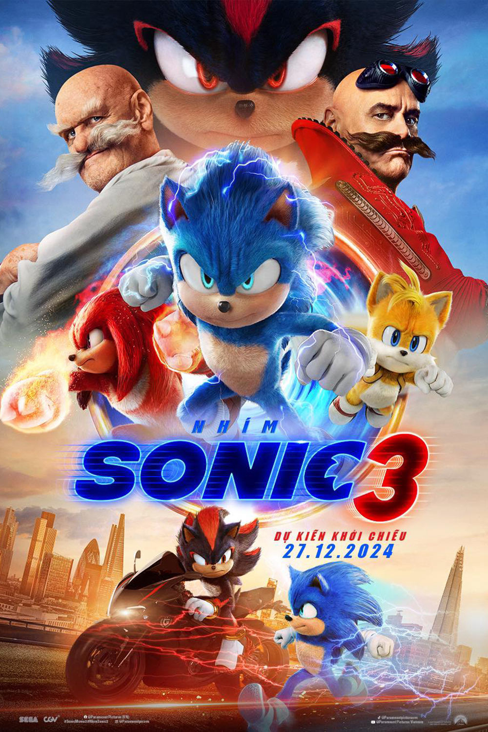 Xem Phim Nhím Sonic 3 Vietsub HD Online - Rophim