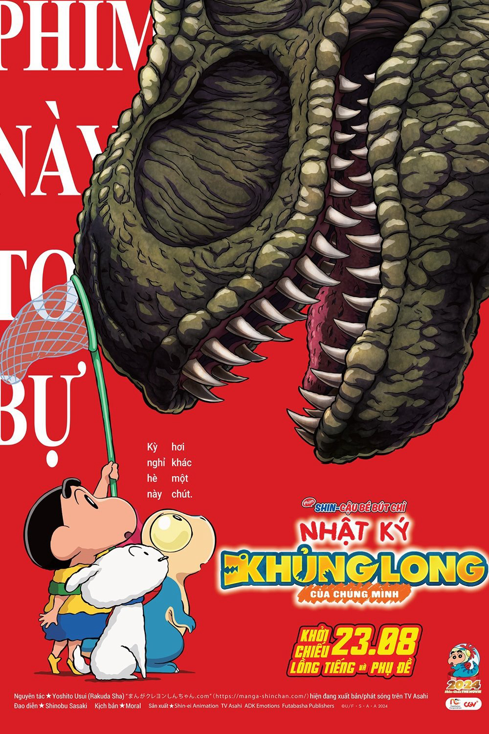 Xem Phim Shin - Cậu Bé Bút Chì 32: Nhật Ký Khủng Long Của Mình Vietsub HD Online - Rophim