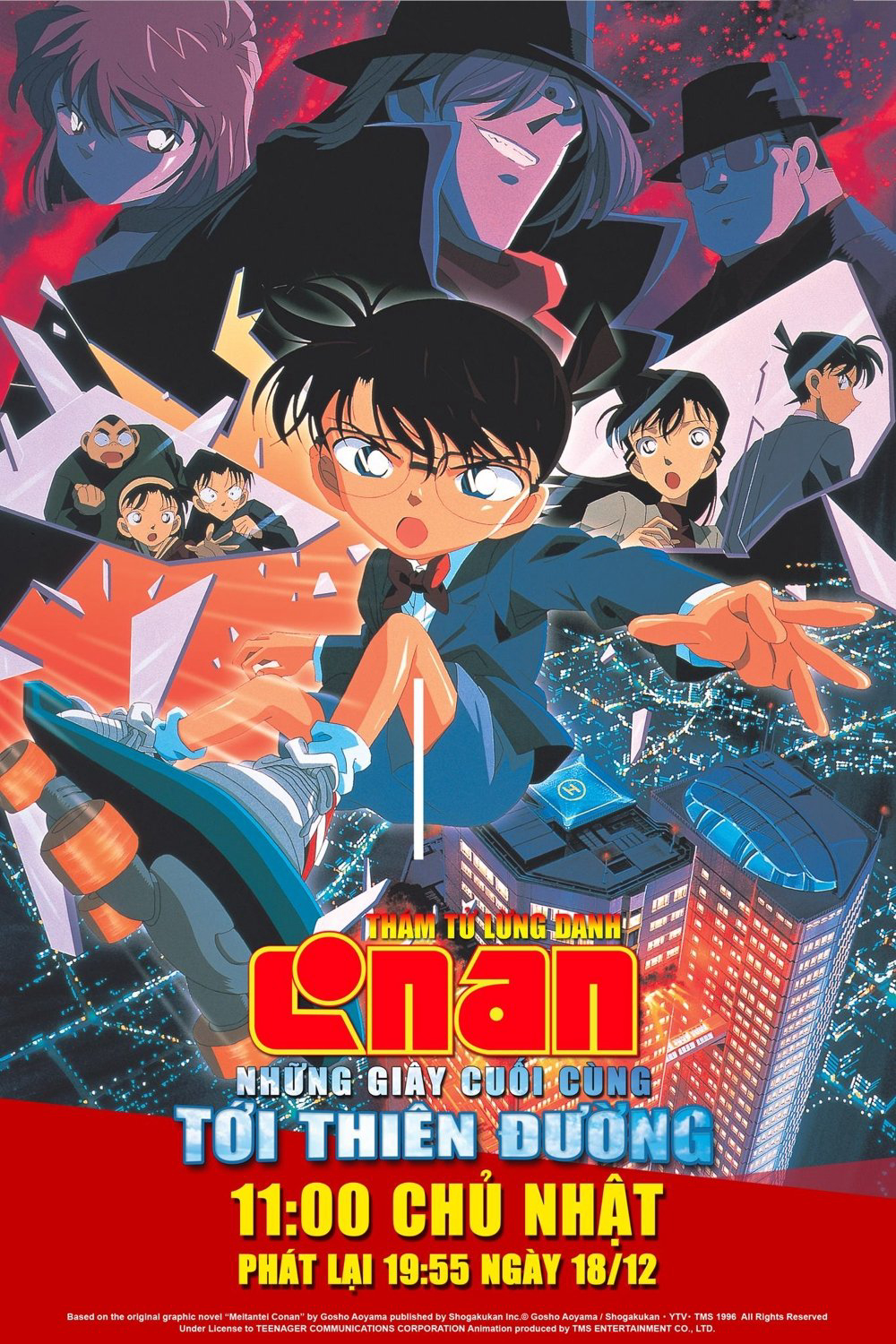 Xem Phim Thám Tử Lừng Danh Conan 5: Những Giây Cuối Cùng Tới Thiên Đường Vietsub HD Online - Rophim
