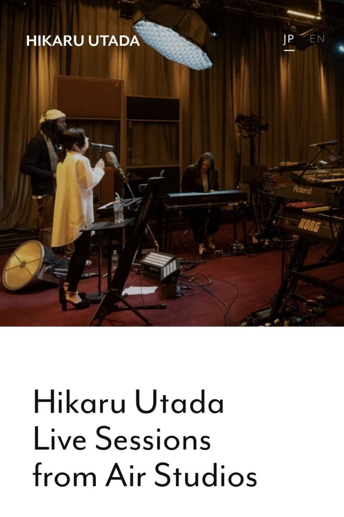 Xem Phim Utada Hikaru: Thu âm trực tiếp từ Air Studios Vietsub HD Online - Rophim